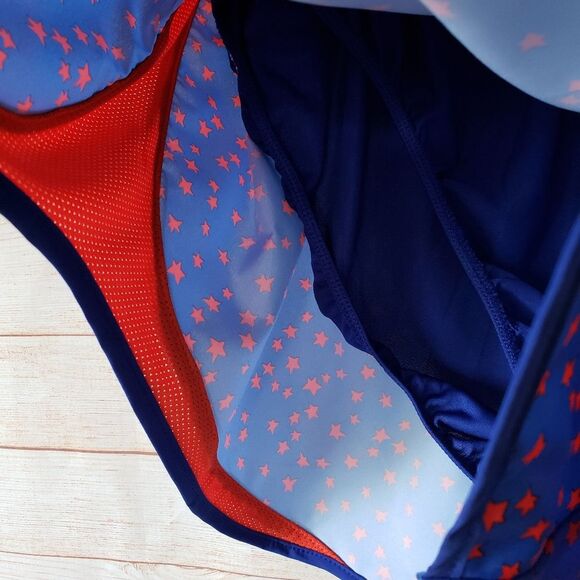 Nike Women's Standard Fit Americana Print Tempo Dri-Fit Running Shorts Size 2X - Picture 9 of 15